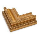 ~DISCONTINUED~ 2566 - 3-1/4" LIGHT GOLD ORNATE