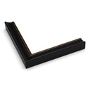 8048 - 1" BLACK W/ GOLD