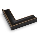 8053 - 1-3/4"  BLACK W/GOLD