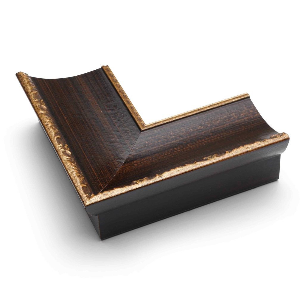 8057 - 3" BROWN W/ GOLD