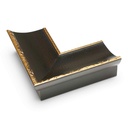 8058 - 3" BLACK W/ GOLD