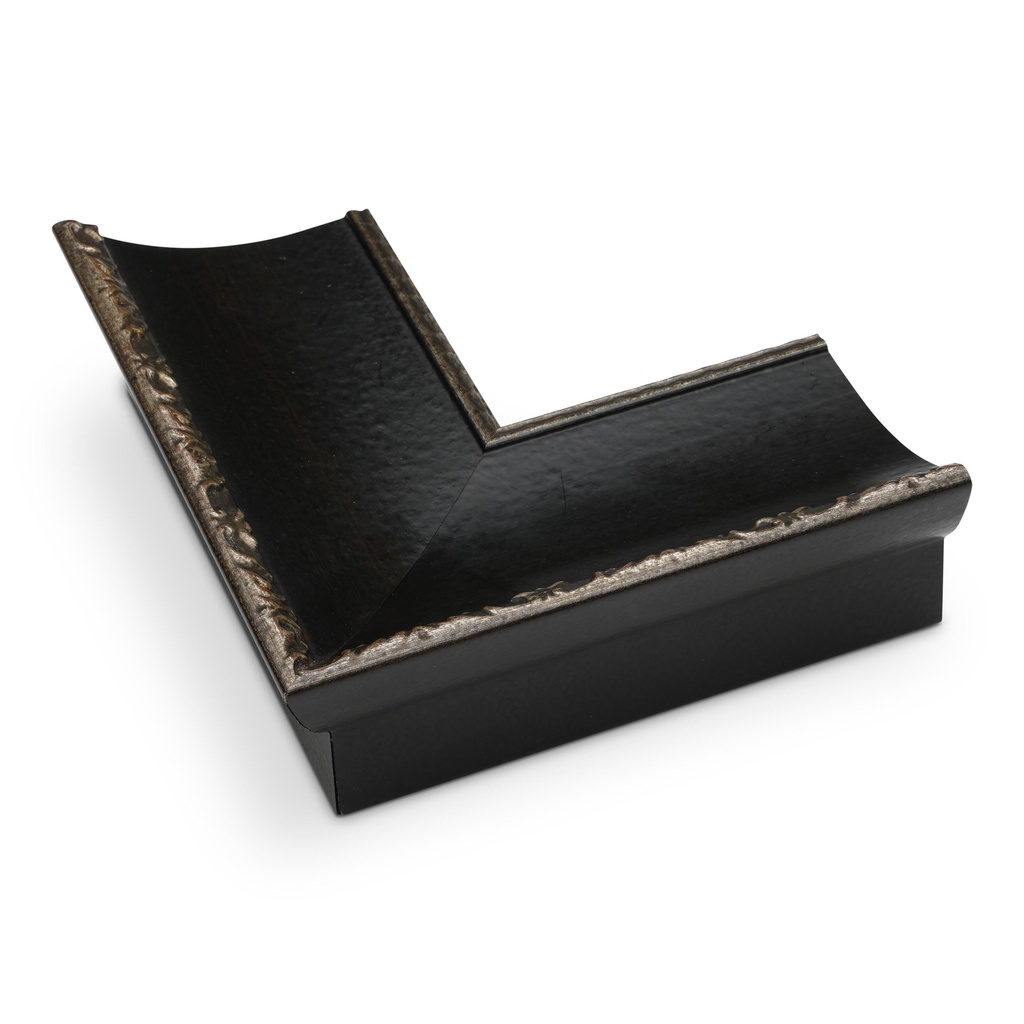 8059 - 3" BLACK W/ SILVER