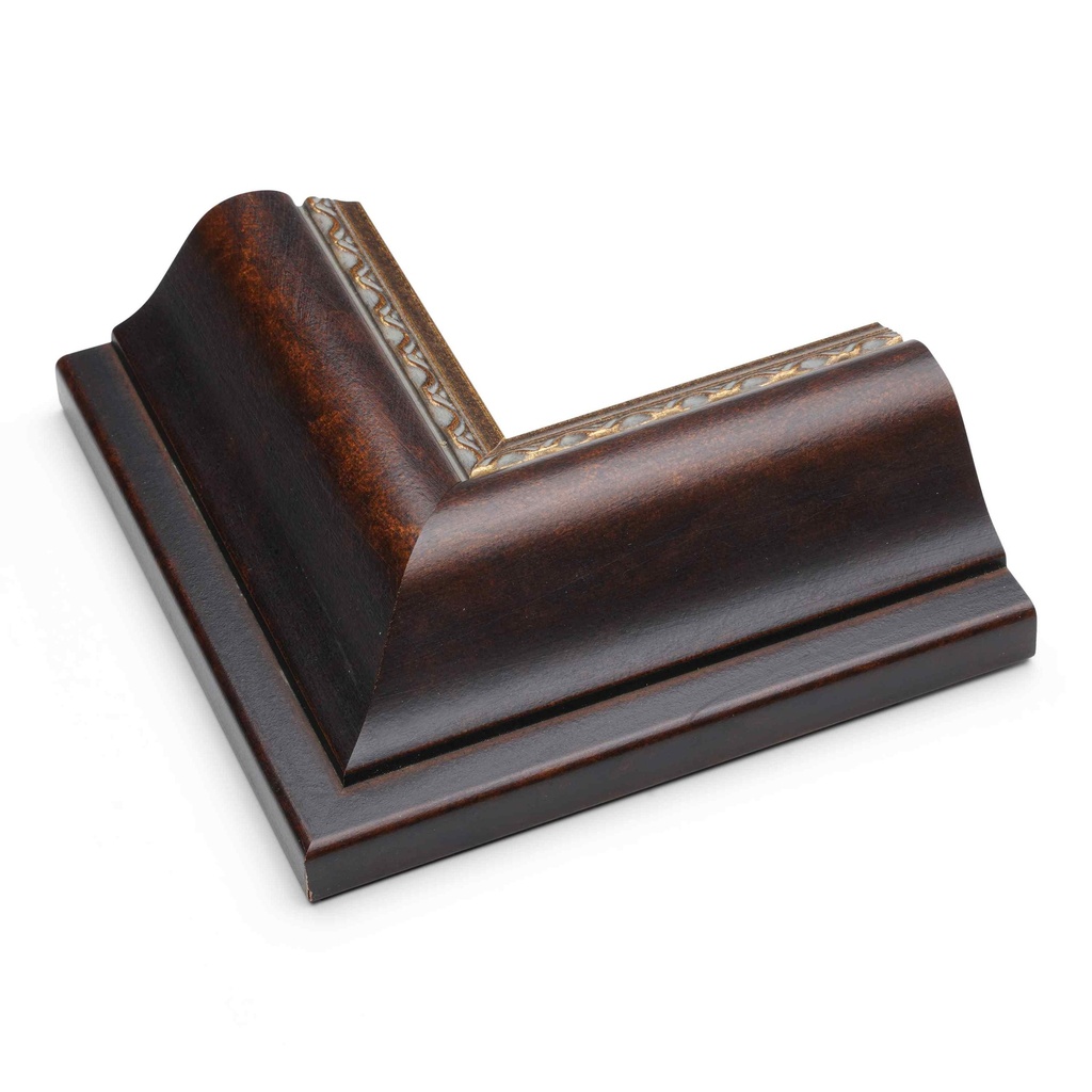 ~CLOSEOUT~ 2578 - 2-3/4" ANT. BROWN/GOLD ORN. LIP