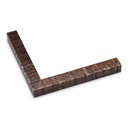 ~CLOSEOUT~ - 9061 - 3/4" RUSTIC BROWN GLAZE