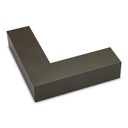 ~DISCONTINUED~ - M141-13 - 1-5/8" SATIN DARK SILVER - KC Only