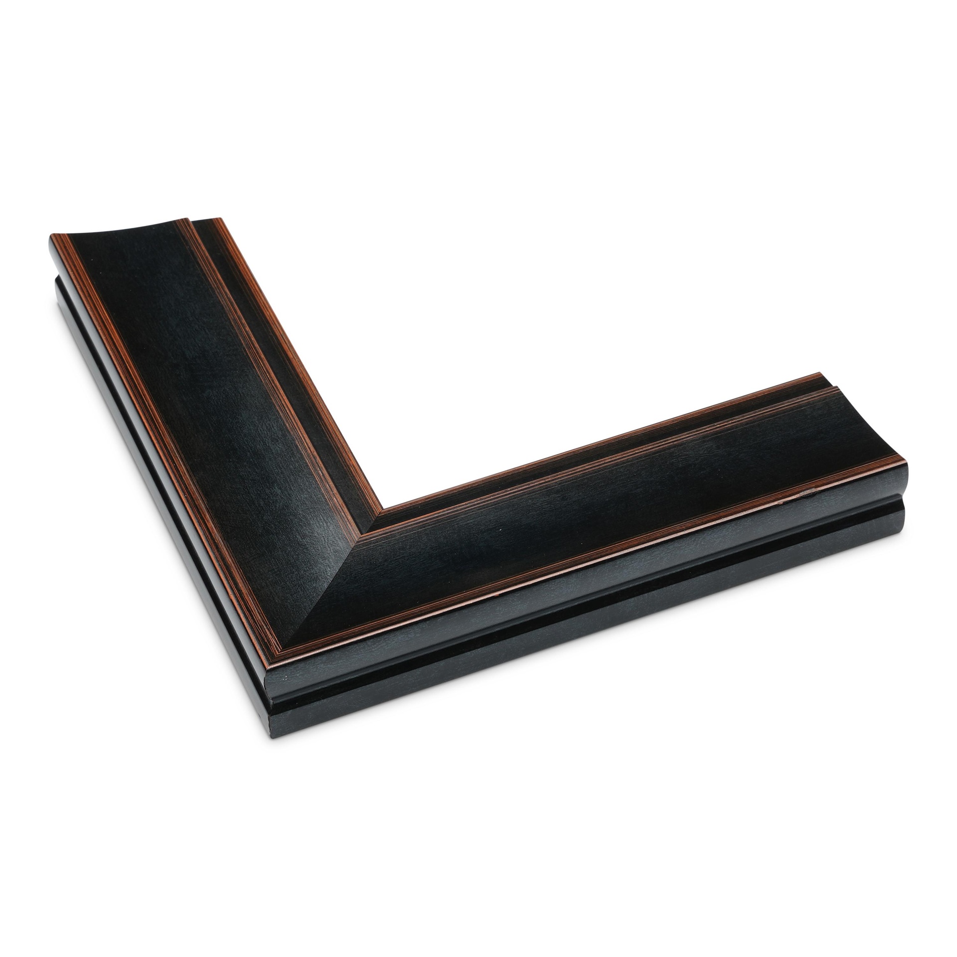 ~DISCONTINUED~ - M2000-29 - 1-3/4" BLACK BEVELED - KC Only