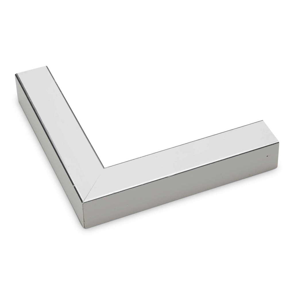 M266-22 - 1" WHITE W/ SILVER EDGE
