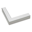 M266-22 - 1" WHITE W/ SILVER EDGE