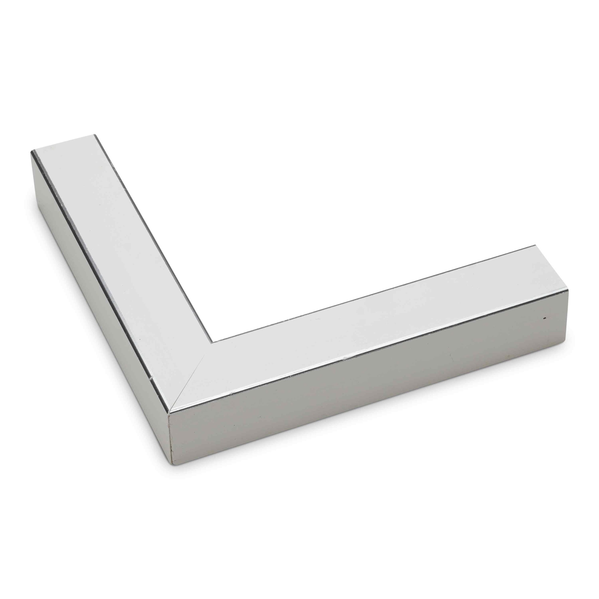 M266-22 - 1" WHITE W/ SILVER EDGE