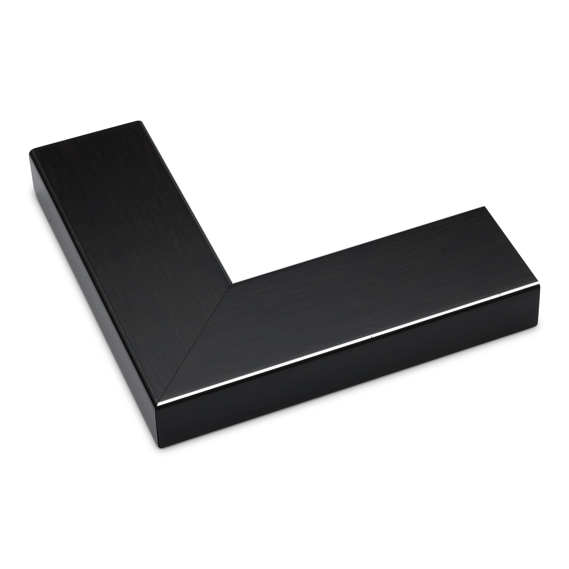 ~DISCONTINUED* - M267-28 - 1-7/8" CHARCOAL W/ SILVER EDGE