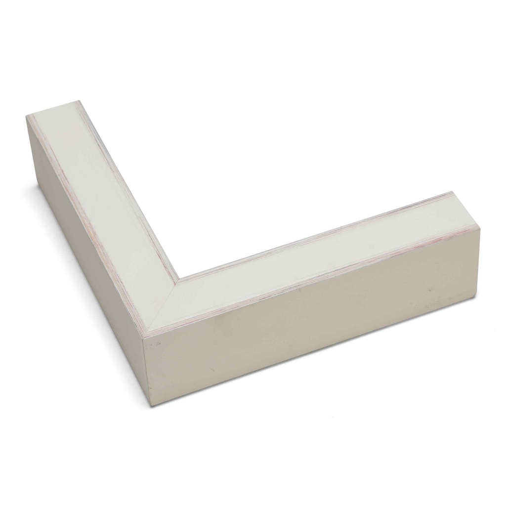 M330-12 - 1" WHITE/RED LINE SHADOWBOX