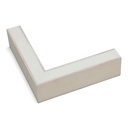 M330-12 - 1" WHITE/RED LINE SHADOWBOX