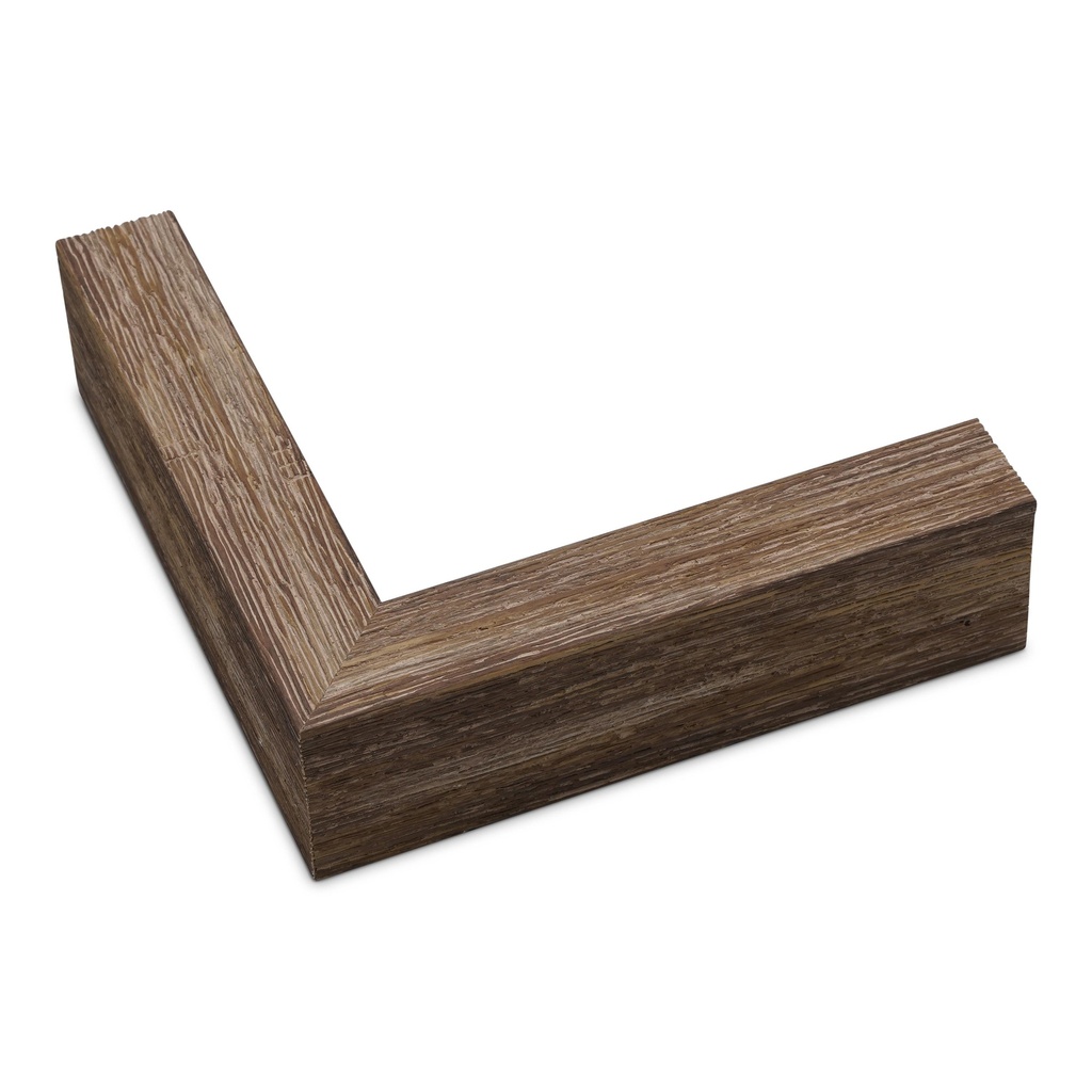 M330-121 - 1" BROWN/WHITE BARNWOOD SHADOWBOX