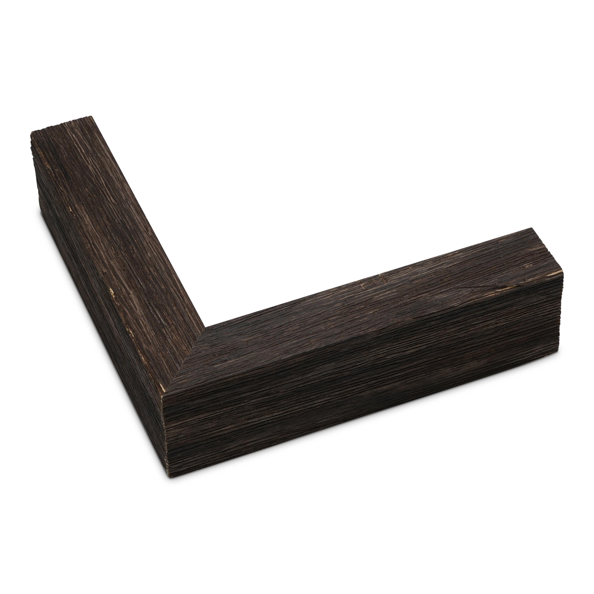 M330-125 - 1" DARK BROWN BARNWOOD SHADOWBOX