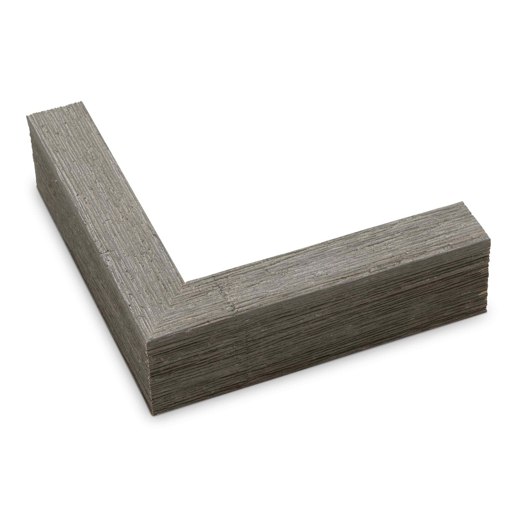 M330-138 - 1" WHITE/GREY BARNWOOD SHADOWBOX