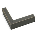 M330-28 - 1" CHARCOAL/LIGHT BROWN LINE SHADOWBOX