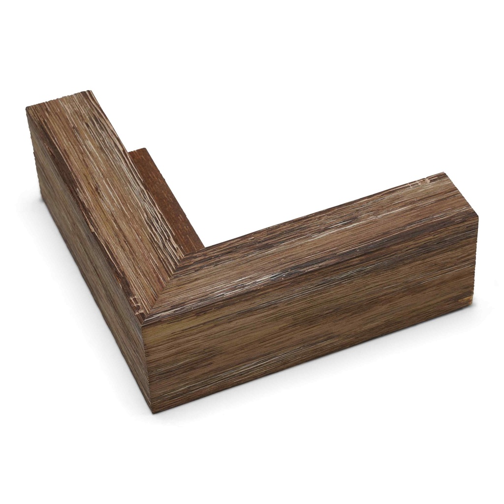 M361-121 - 1-5/8" DEEP LIGHT BROWN BARNWOOD FLOATER