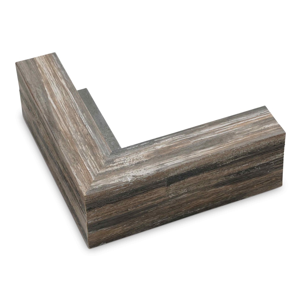 M361-122 - 1-5/8" DEEP GREY/BROWN BARNWOOD FLOATER