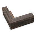 M361-125 - 1-5/8" DEEP DARK BROWN BARNWOOD FLOATER