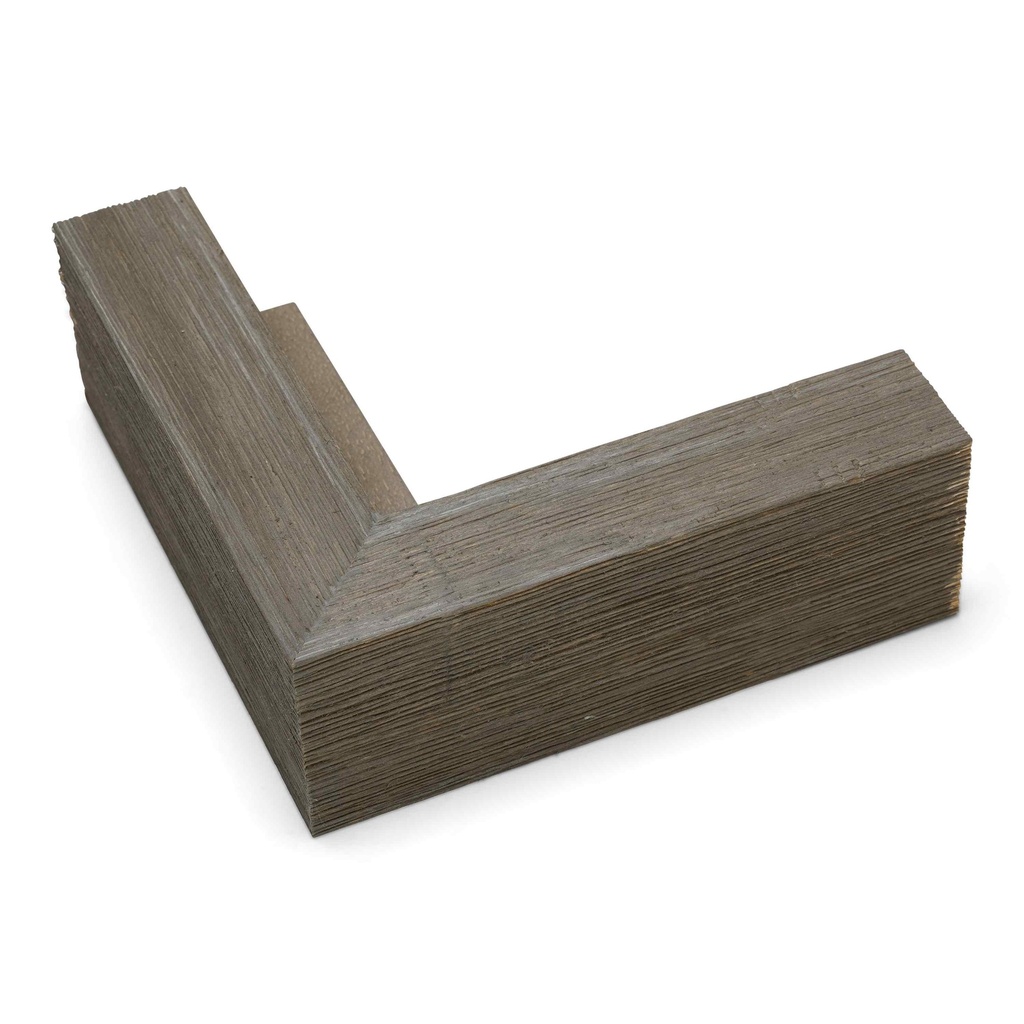 ~DISCONTINUED~ - M361-128 - 2-1/4" DARK GREY BARNWOOD FLOATER - KC Only