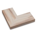 ~DISCONTINUED~ - M424-22 - 2-3/4" WOODGRAIN WHITE - KC Only