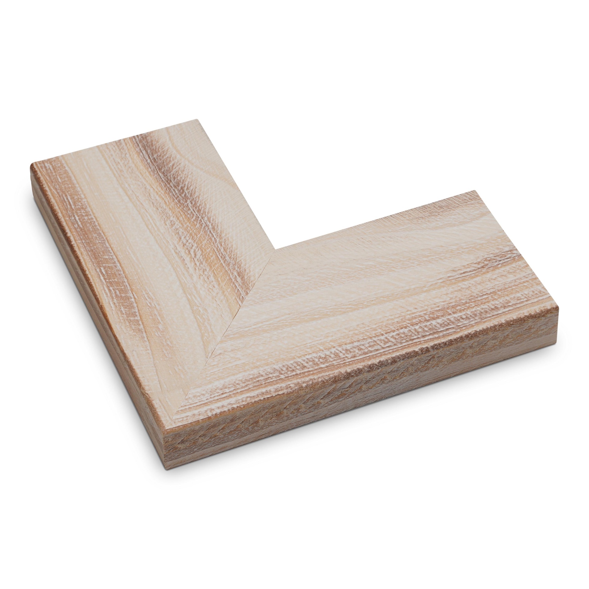 ~DISCONTINUED~ - M424-22 - 2-3/4" WOODGRAIN WHITE - KC Only