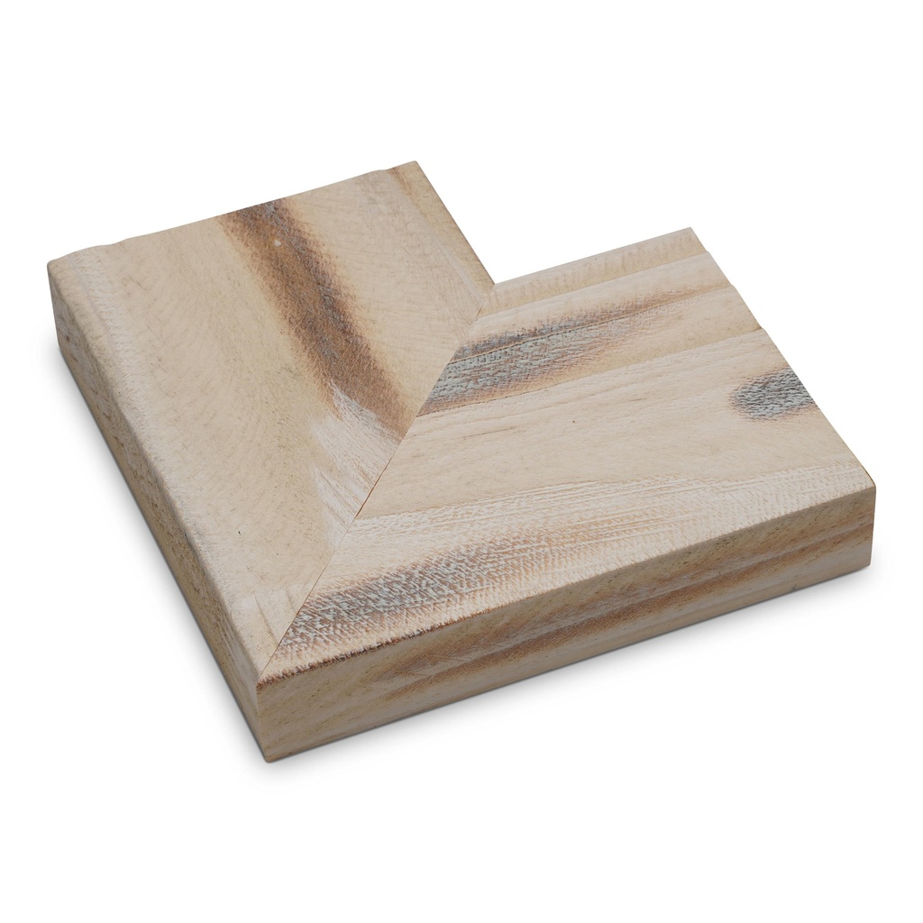 M425-22 - 4" WOODGRAIN WHITE