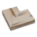 ~DISCONTINUED~ - M425-22 - 4" WOODGRAIN WHITE