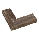 M430-125 - 2" CHOCOLATE BARNWOOD