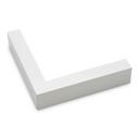 M432-02 7/8" WHITE LACQUER