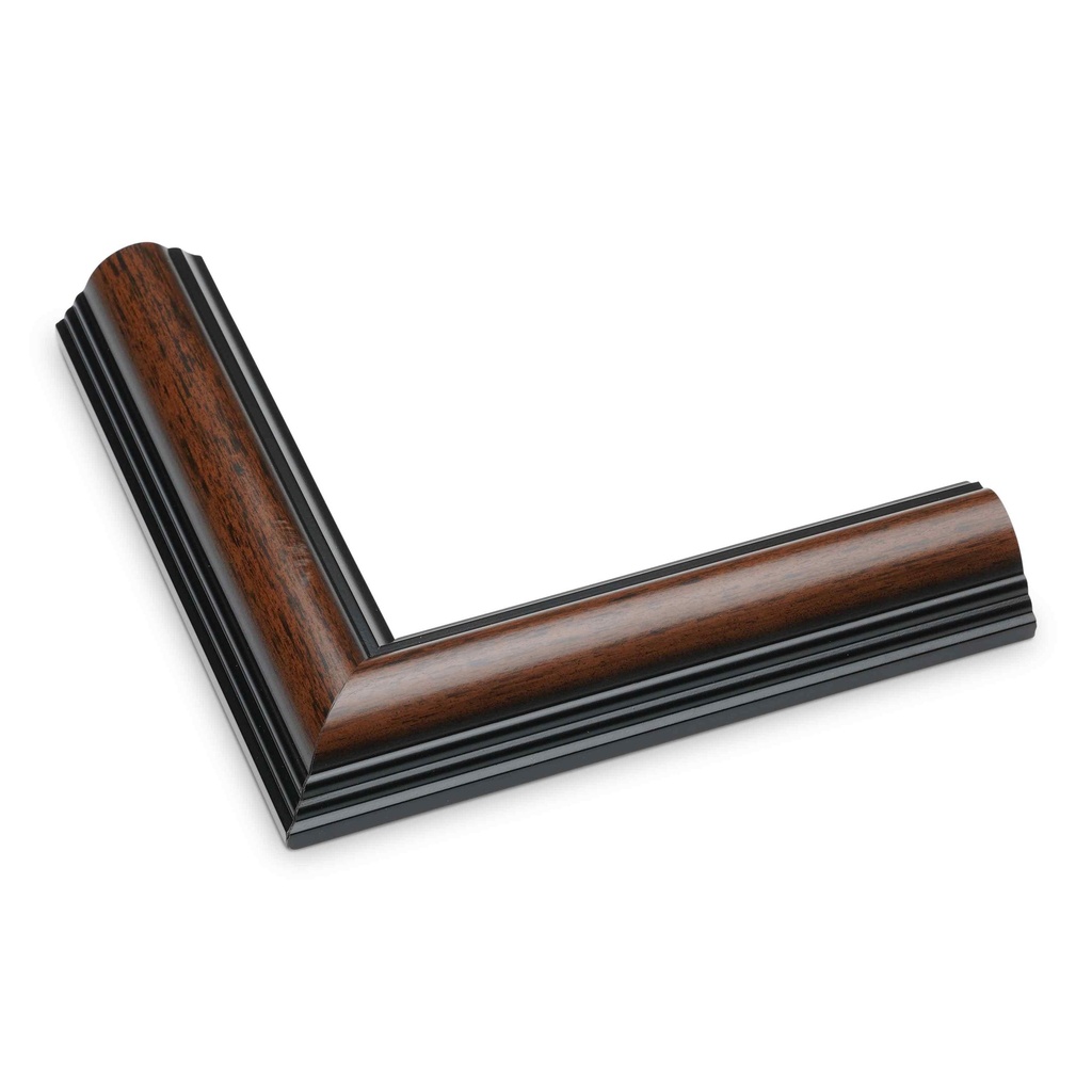 M533-210 - 1-1/4" LIGHT WALNUT/ BLACK