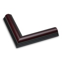 M533-240 - 1-1/4" MAHOGANY & BLACK