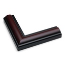 ~DISCONTINUED~ M705-24 - 1-1/2" MAHOGANY & BLACK