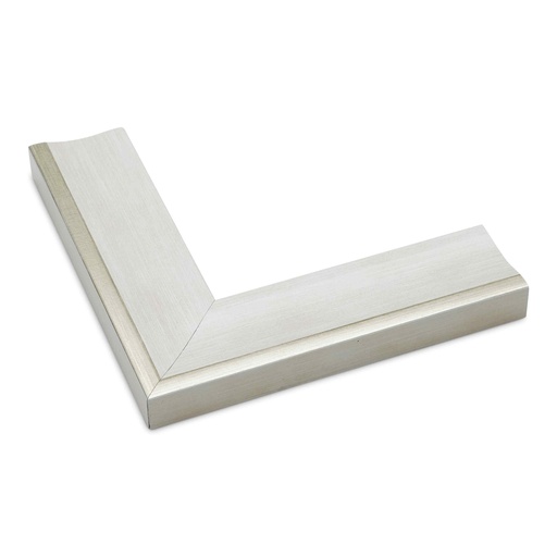 [2712] 2712 - 1-1/2"  WHITE SILVER TRIM