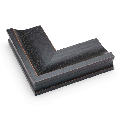 [2786] 2786 - 2-3/4" WAVY BLACK