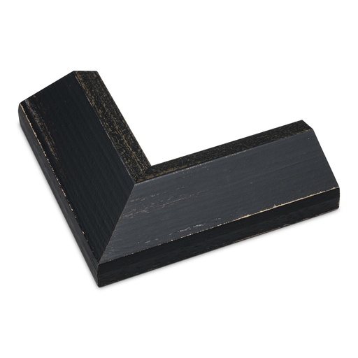 [3262] 3262 - 2 1/8" Black Slope w/ Gold Lip