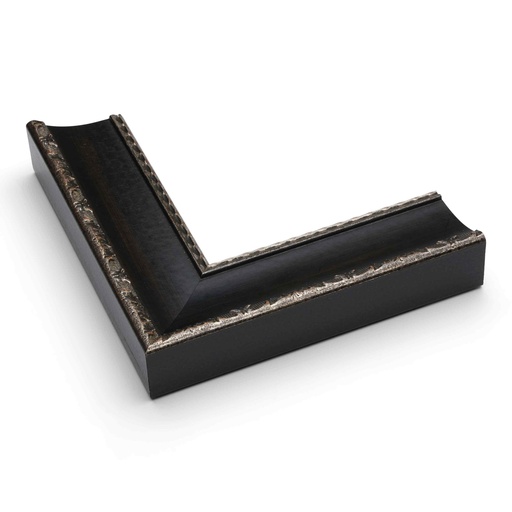 [8054] 8054 - 1-3/4"  BLACK W/SILVER