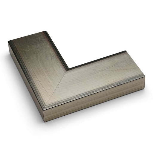 [2607] *CLOSEOUT* - 2607 - 2-1/2  SILVER W/ BLK.STREAKS